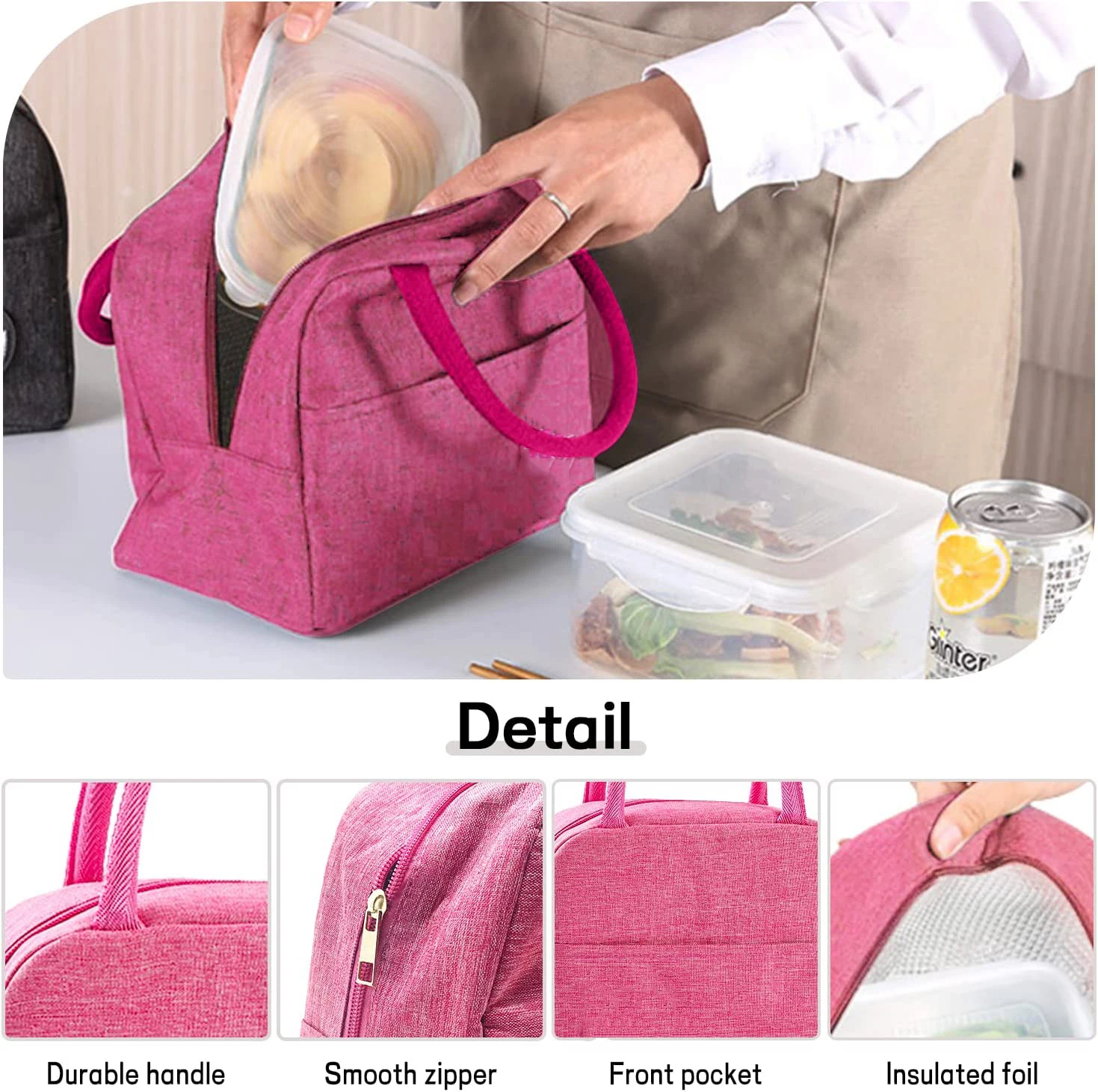 Cheap lunch bag for kids portable insulated lunch bag cooler Thermal Insulated Lunch Bags