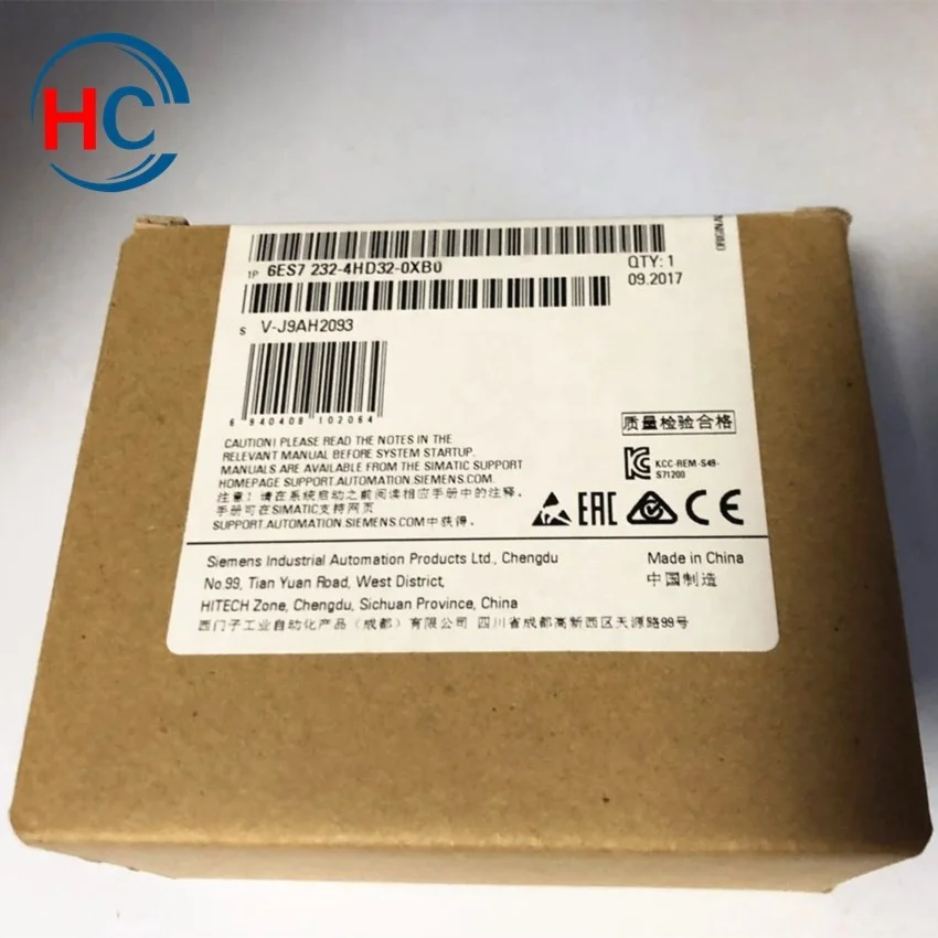 100% new original siemens plc S7-1200 Analog output module 6ES7232-4HD32-0XB0 6ES72324HD320XB0 in stock