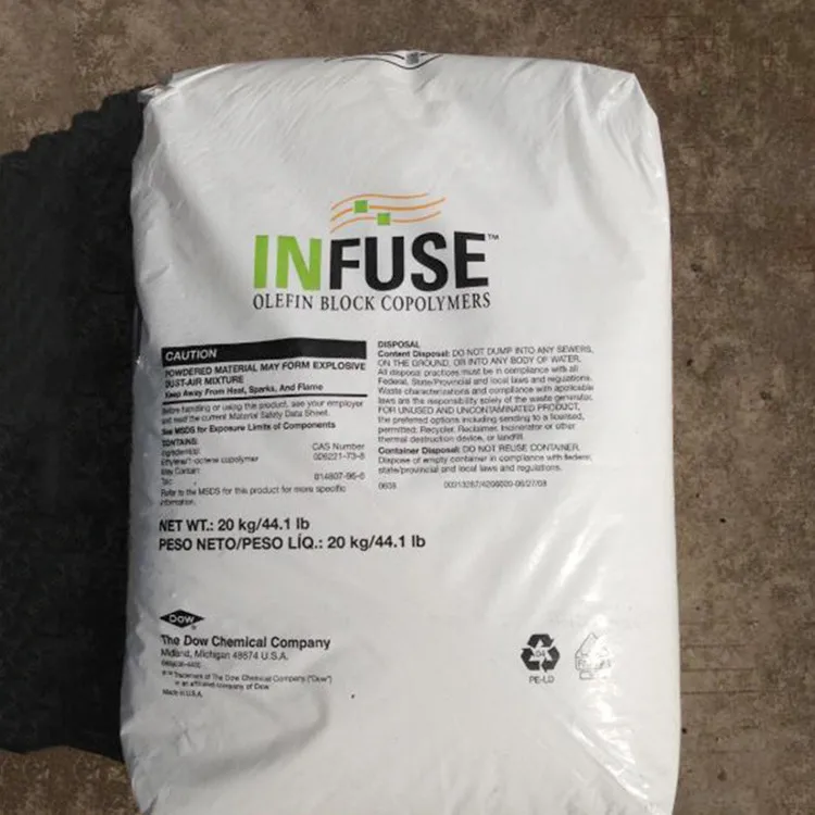 OBC INFUSE 9107 Olefin Block Copolymer Highly flexible with good elastic recovery OBC Granules