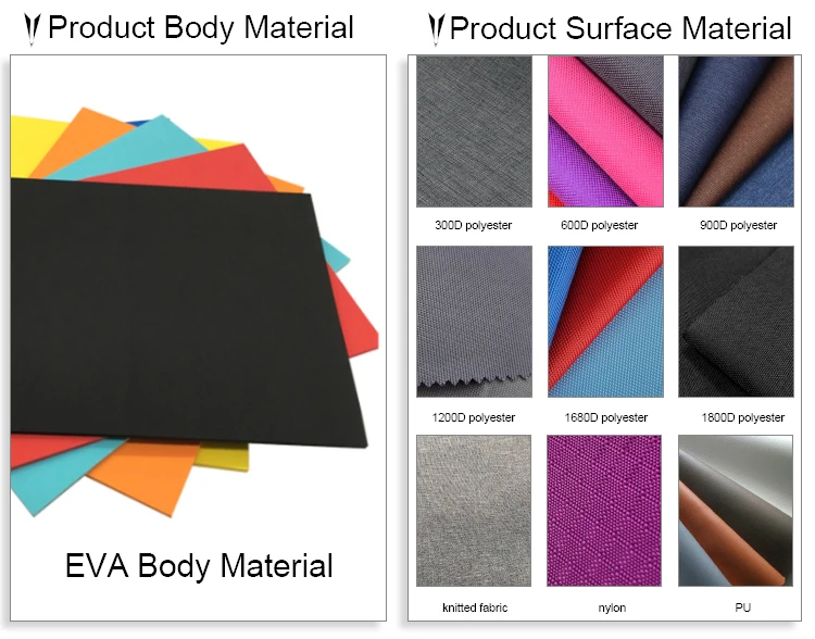 Muscle Massager Hip Trainer Portable Storage Box Hard Shell EVA Carrying Fascia Gun Case For Massage Gun