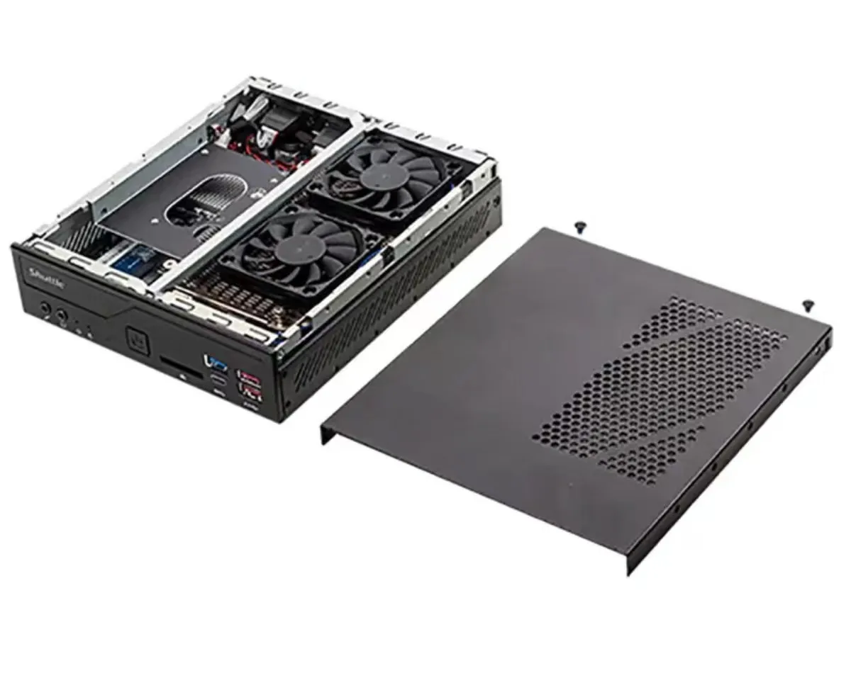 Shuttle XPC Slim DH470 Mini Barebone PC  H470 Support 90W LGA1200 CPU Core I7 Brand New