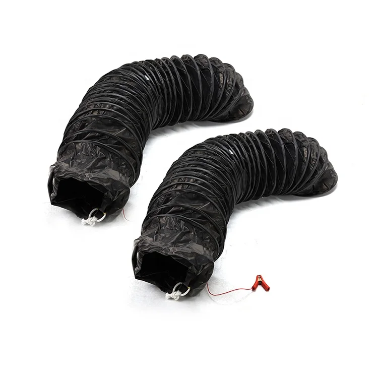 12 inch Anti-static Flexible Black Duct Hose 300MMX5M