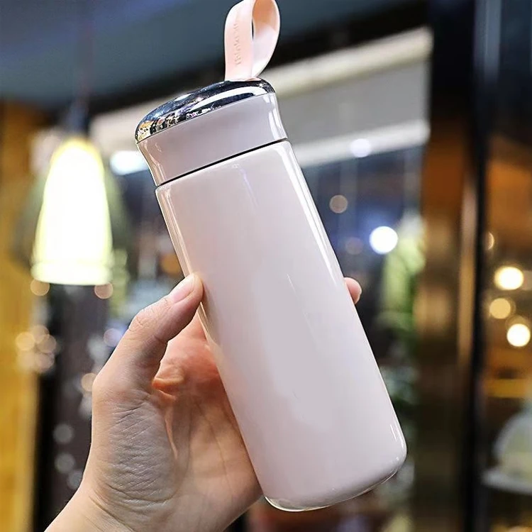 Manufacturer Cheaper Hiking Outdoor Sport Hot and Cold Water Children School Cute Gift Glass Water Bottle