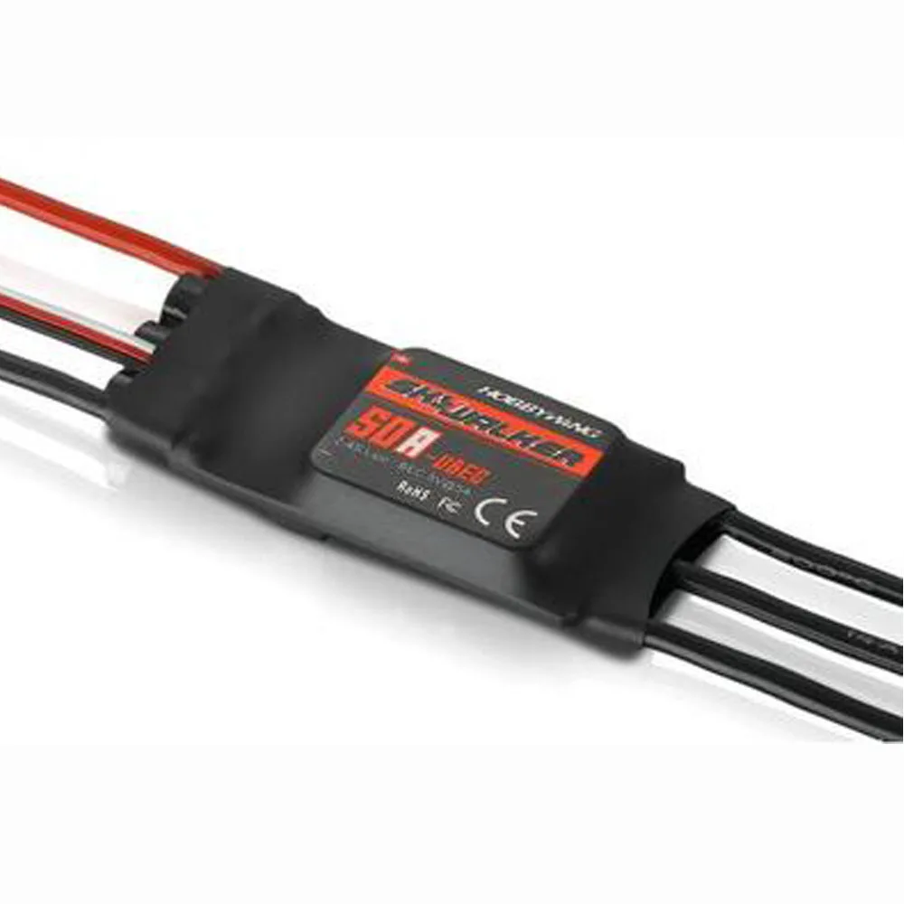 Hobbywing SkyWalker 50A бесщеточный ESC 2-3S Lipo для радиоуправляемого самолета мультикоптера радиоуправляемого самолета вертолета