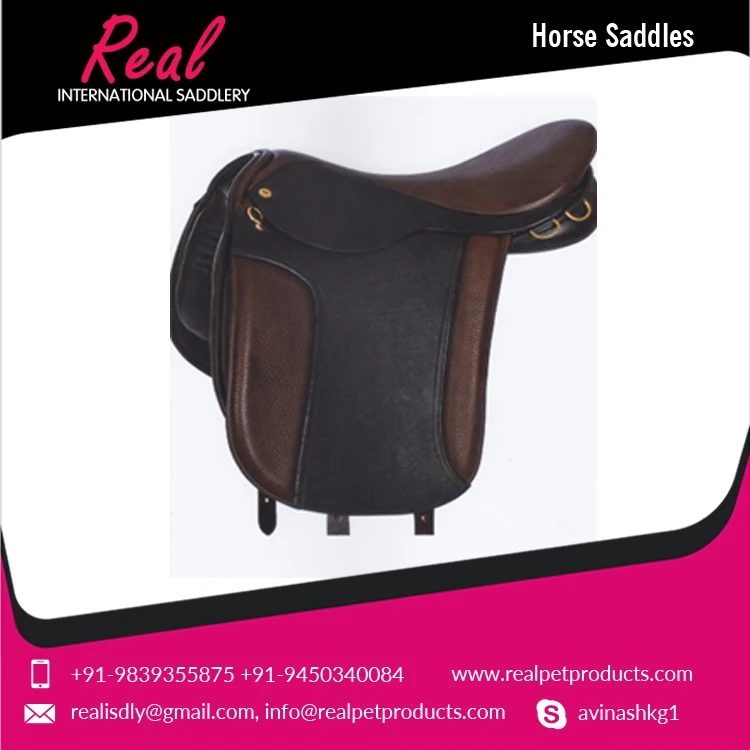 World Wide Supplier of Highest Quality 100% Genuine Leather Made Horse English Saddle at Low Price