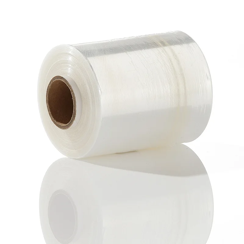 Takeout packing envelop fast food box sealing plastic wrap wrapped stretch edge PE packaging film transparent