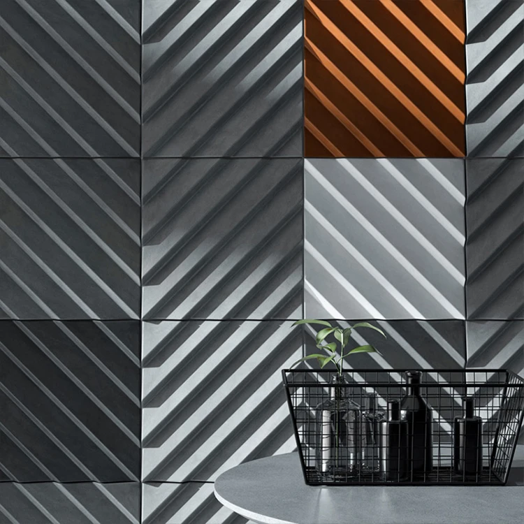 High Quality Creative Concrete Sticky Wall Tiles For Indoor Wall Decoration Interior Wall Tile Price 1Buyer