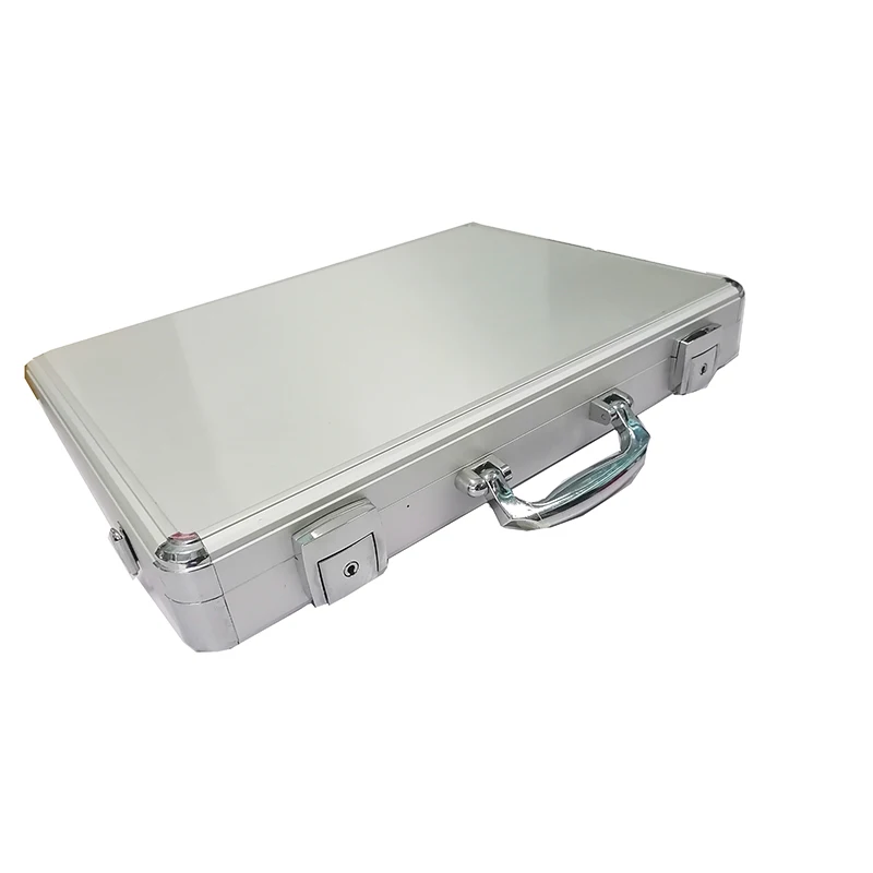 
17 Inch Silver Laptop Aluminum Attache Cases for Men 