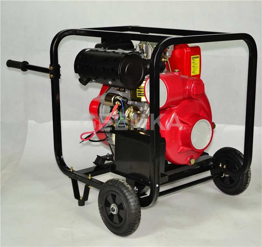 portable cast iron high pressure 13hp 80mm 3inch diesel engine water pump