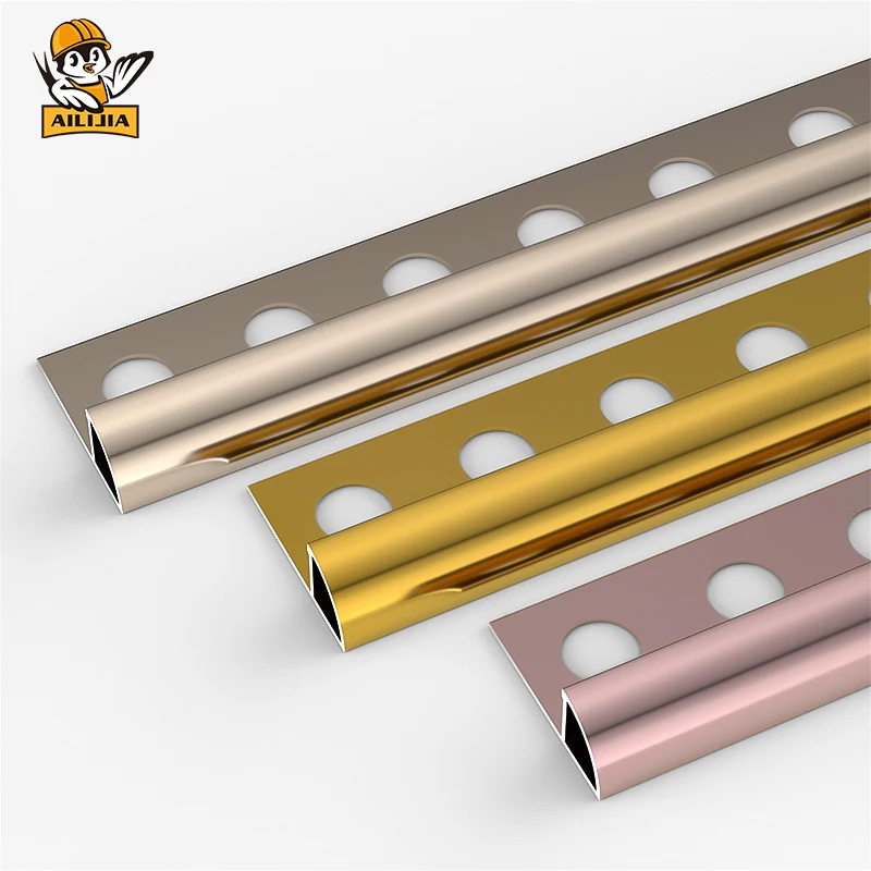 Aluminium U Shape Edge Protection Aluminium Ceramic Tile Trim Metal Tile Profile U Profile