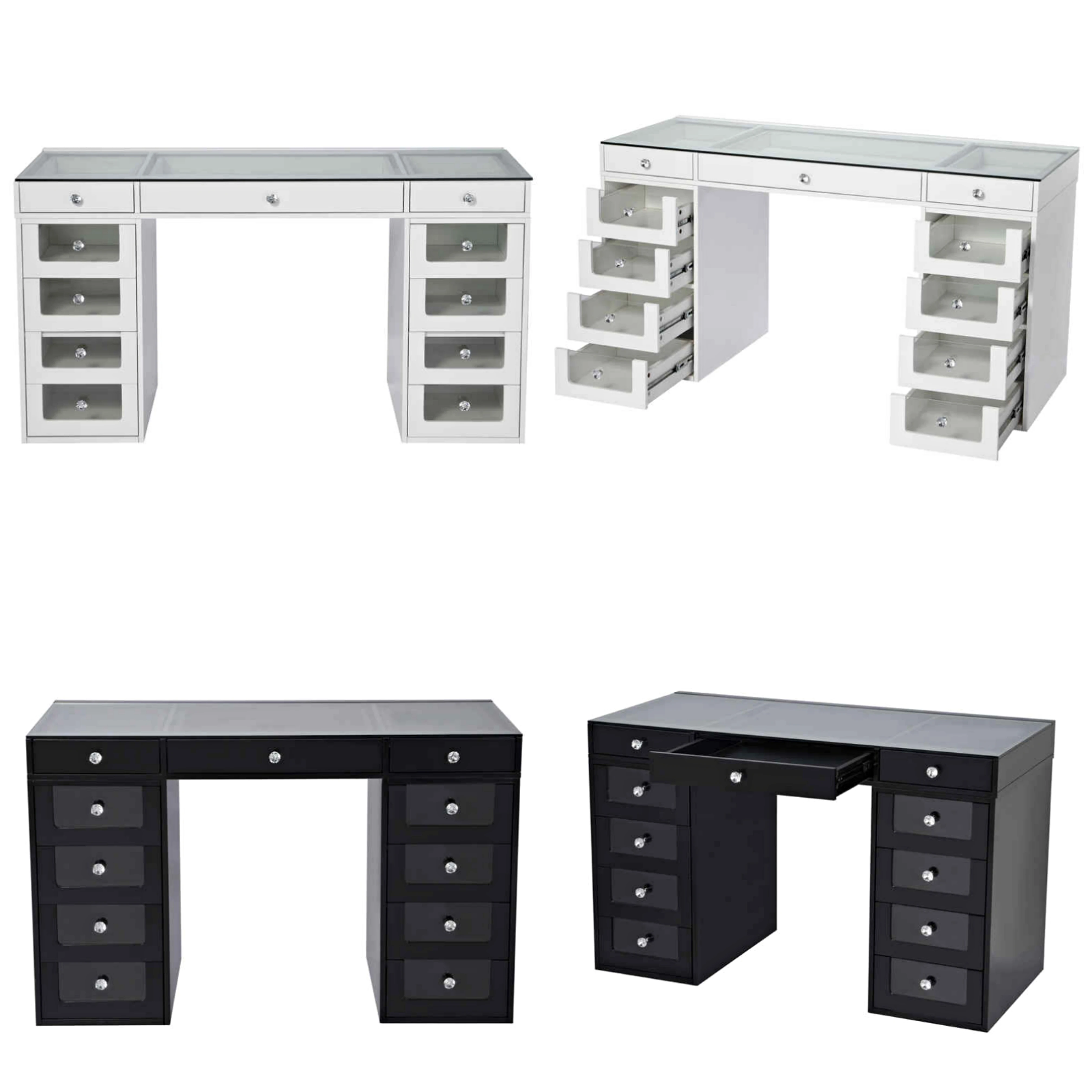 Vanity With Led Light Makeup Mirror Dressing Table With Mirror Modern European Make Up Dressing Table Bedroom Sets