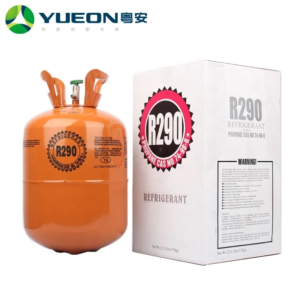 
high prutiy refrigerant gas propane r290 for sale replace R134a 