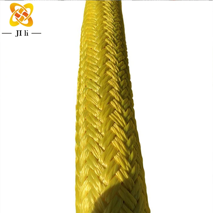 Mooring rope, ultra-high molecular weight polyethylene double-layer braided rope, ocean ship rope