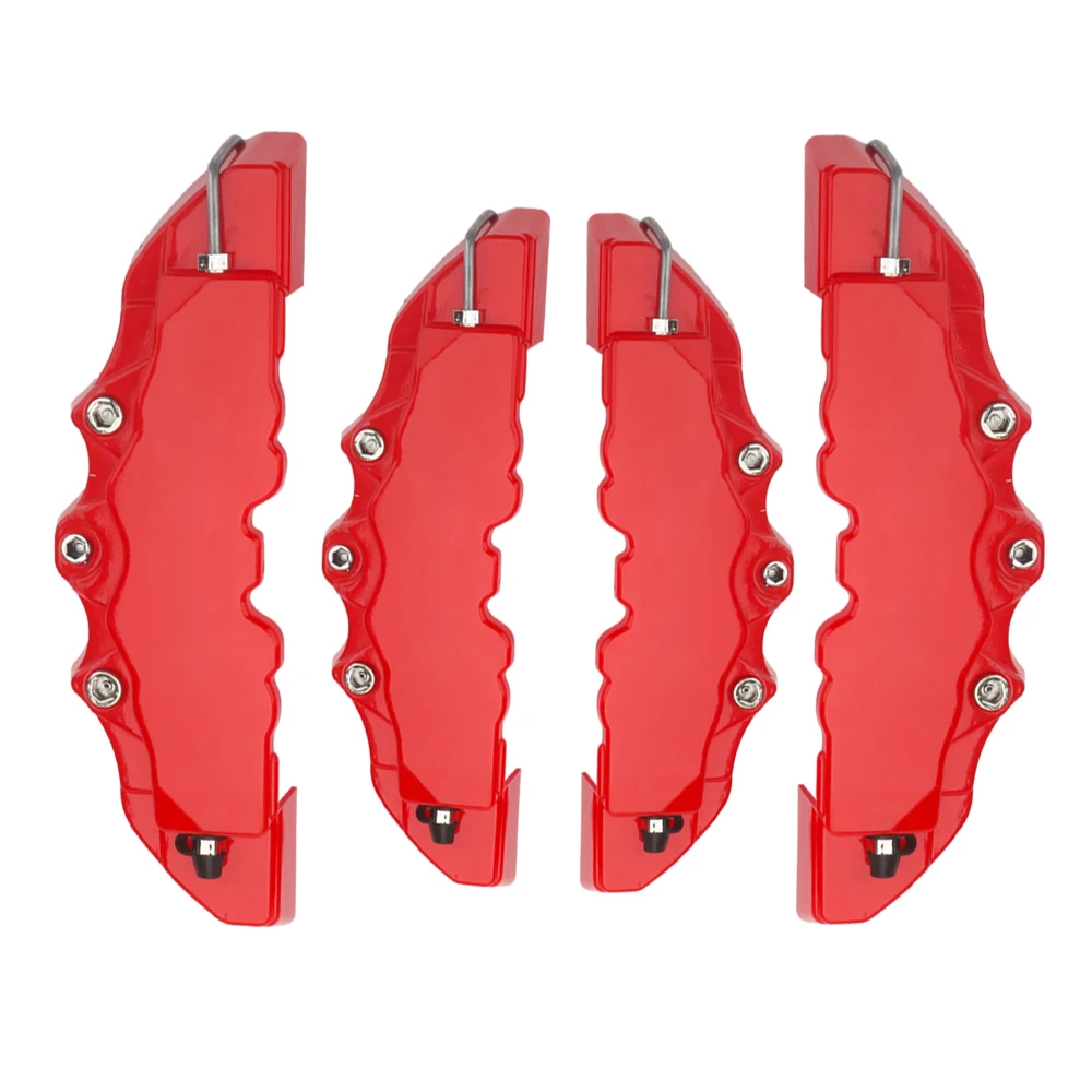 PUERXIN 2Pcs/Set 19/24/27CM Universal Car Caliper Covers Plastic  Front Rear 3D Disc Brake Caliper Cover
