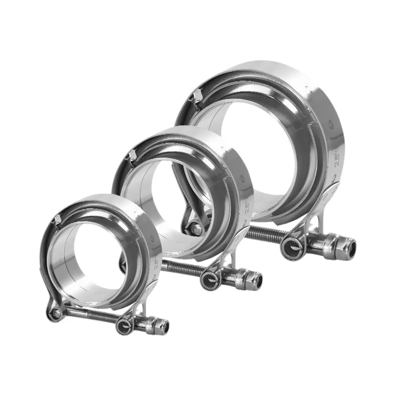 Adjustable Factory Direct T Bolt European Type 304 Stainless Steel Hose Clamp For Hydraulic Silicone Hose