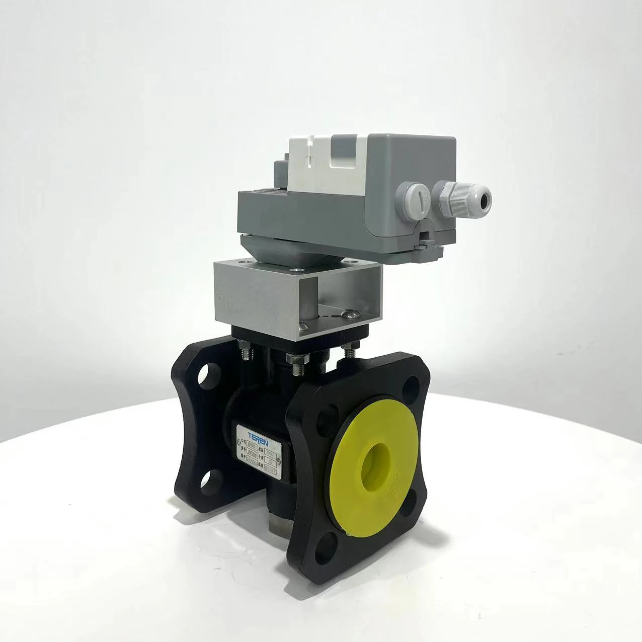 Two-way Control Ball Valve Flange With 10Nm Damper Actuator
