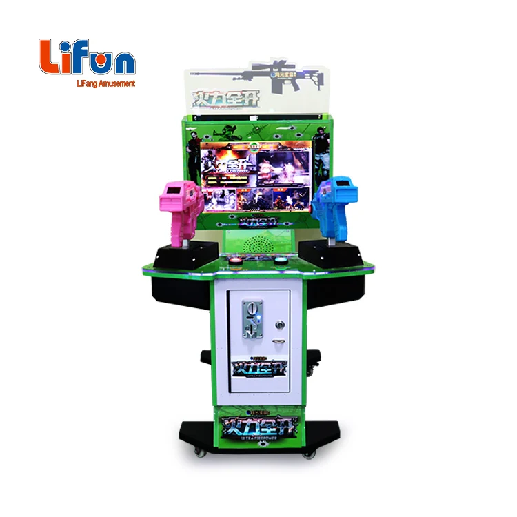 lifun Factory children arcade gun shooting game machine 2 player video arcade game machine for children