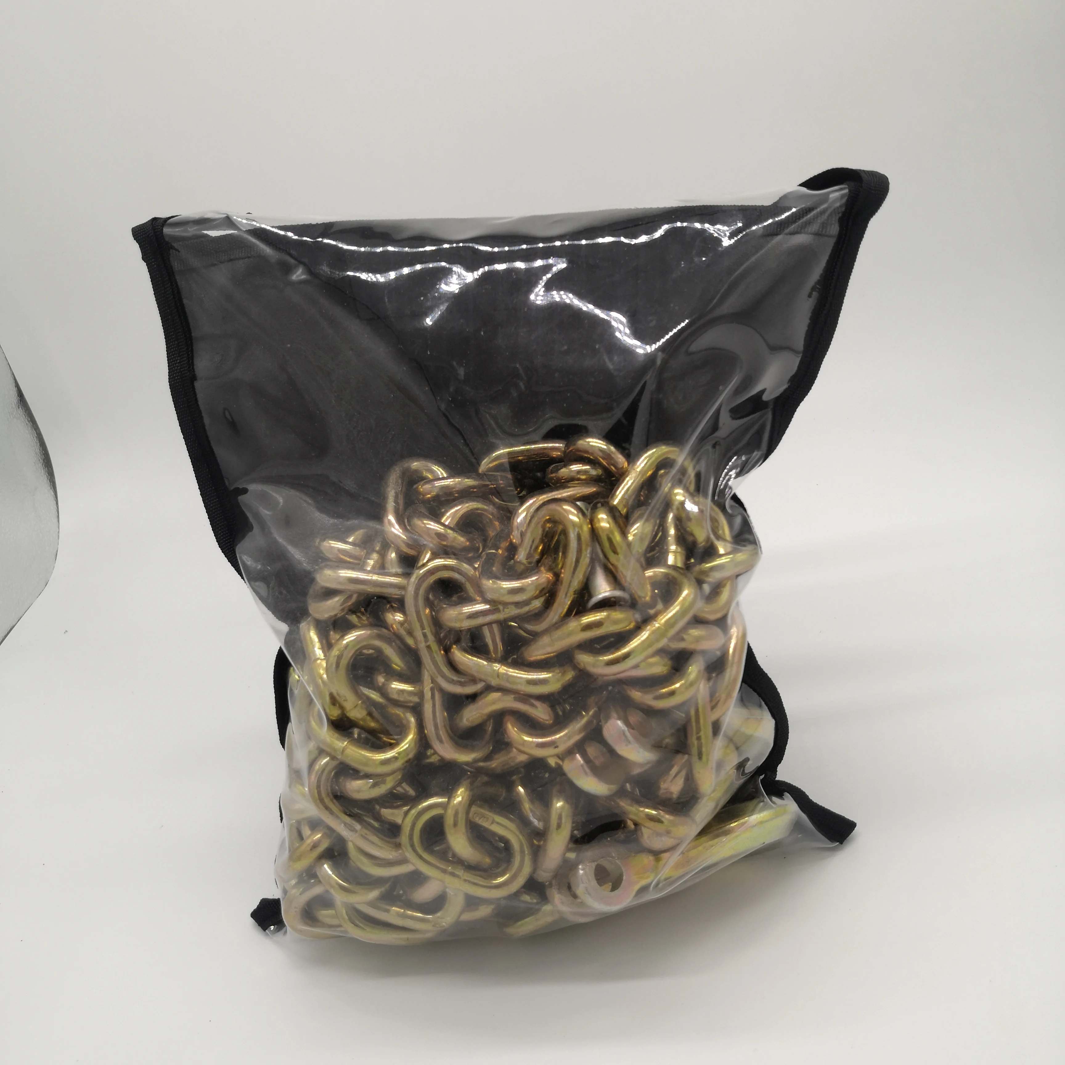 Welded Steel Short NACM1990 G70 Transport  binder Chain Gold Chromate /Chaine de Transport