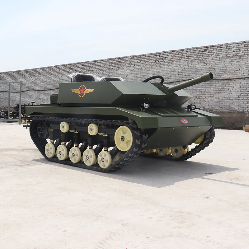 Hot Selling Two Seats Ride on Car AVT-T02 All Terrain Rubber Track Vehicles for Commercial Use