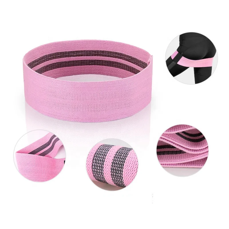 2021 New Hip Resistance Bands Exercise Elastic Loop band Set Anti Slip Fitness Bands Physical Therapy Stretching Practicing