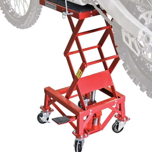 300 фунтов Atv домкрат стенд фанерный мощный мотоциклетный ножничный подъемник гидравлический для ремонта