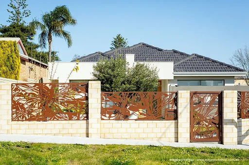 decorative laser cut wall fence screen panels