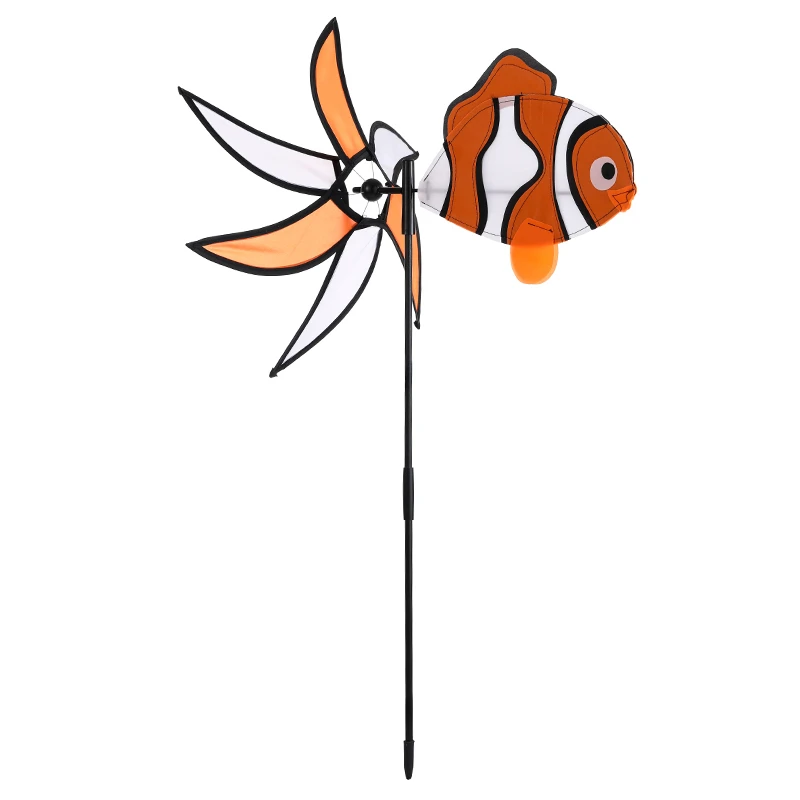 2021 best-selling model windmill, Marine fish windmill can be used for Marine museum decoration, park zoo windmill