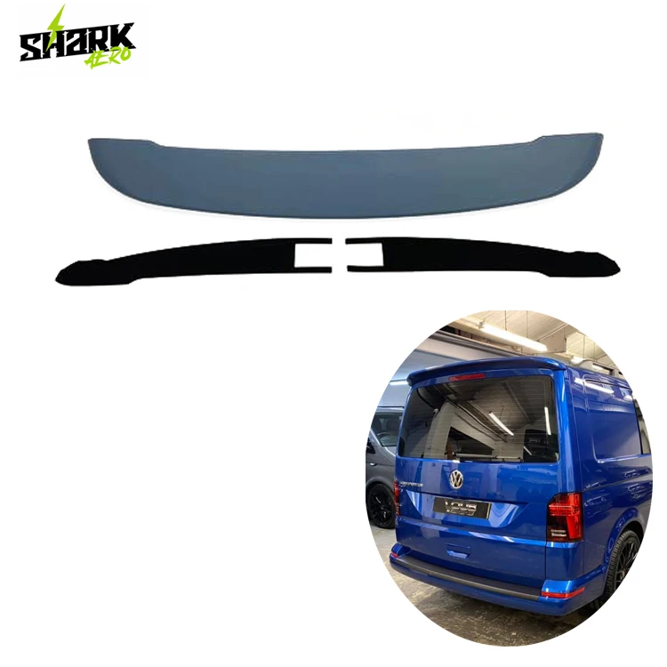  Sharkaero стиль Sportline задний спойлер на крышу Блеск Черный Abs Спойлер для Volkswagen vw Transporter