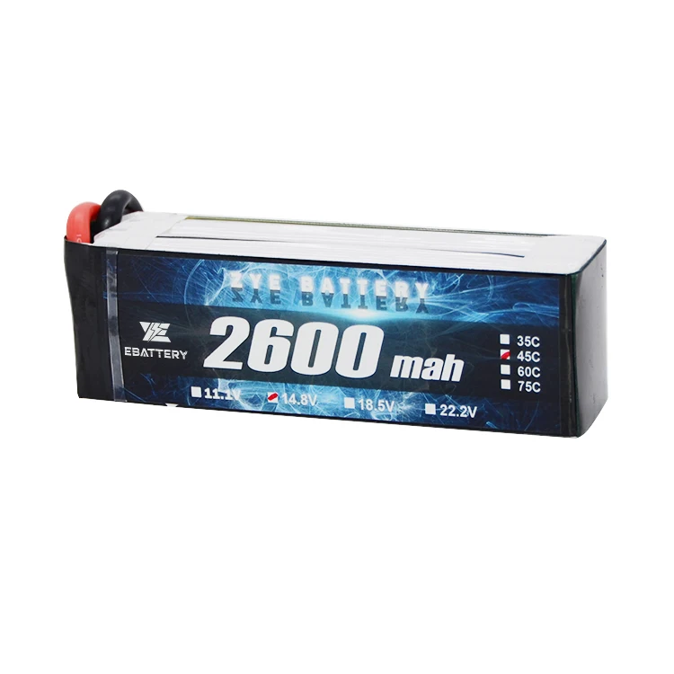 Ebattery ZYE lipo battery 2800mah 2600mah 2500mah 2s 3s 4s rechargeable battery pack for remote control vehicle