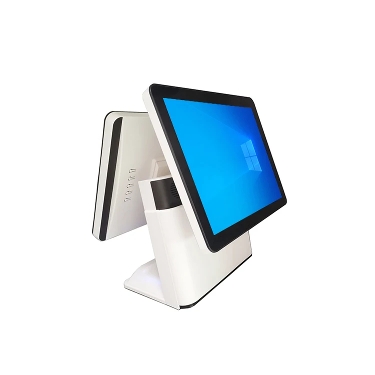 High Sale Dual Screen 15 inch cafe cash Pos Terminal  Capacitive Touch Screen Window POS System
