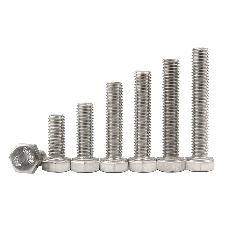Good DIN933 stainless steel bolt cheese head knurling hexagon socket screw
