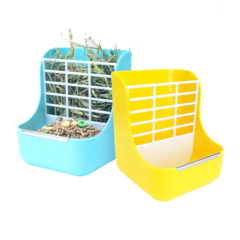 Eco-friendly Small Animal Feeding bowl Plastic Rabbit Feeding Trough
