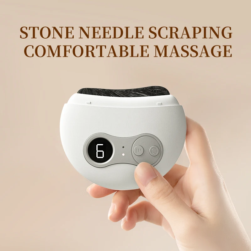 Customizable V-Shaped Electric Gua Sha Beauty Device Micro-Current Ion Face Lifting Massager for Face and Neck