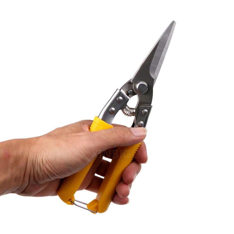 Amazon hot sale professional high hardness aviation tin snips multi-purpose electrician cable wire cutting scissors