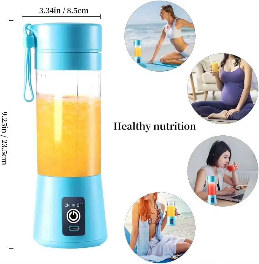Portable Electric Fruit Juicer USB Mixer Mini Food Processor Personal Blender Cup Juicer Blenders