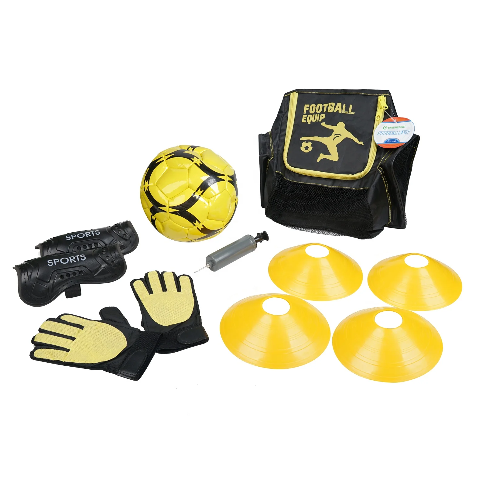 Высокое качество, портативный рюкзак, упаковка, футбольное тренировочное оборудование для детей, футбольное тренировочное оборудование