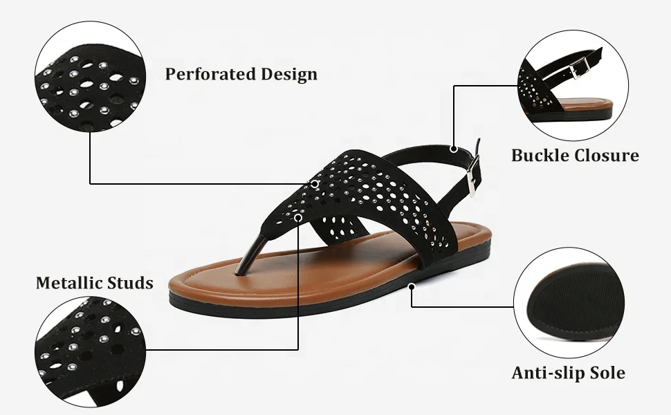 Designers Fashion Rope Flat Casual Ladies Pour Femme Woman Sandal