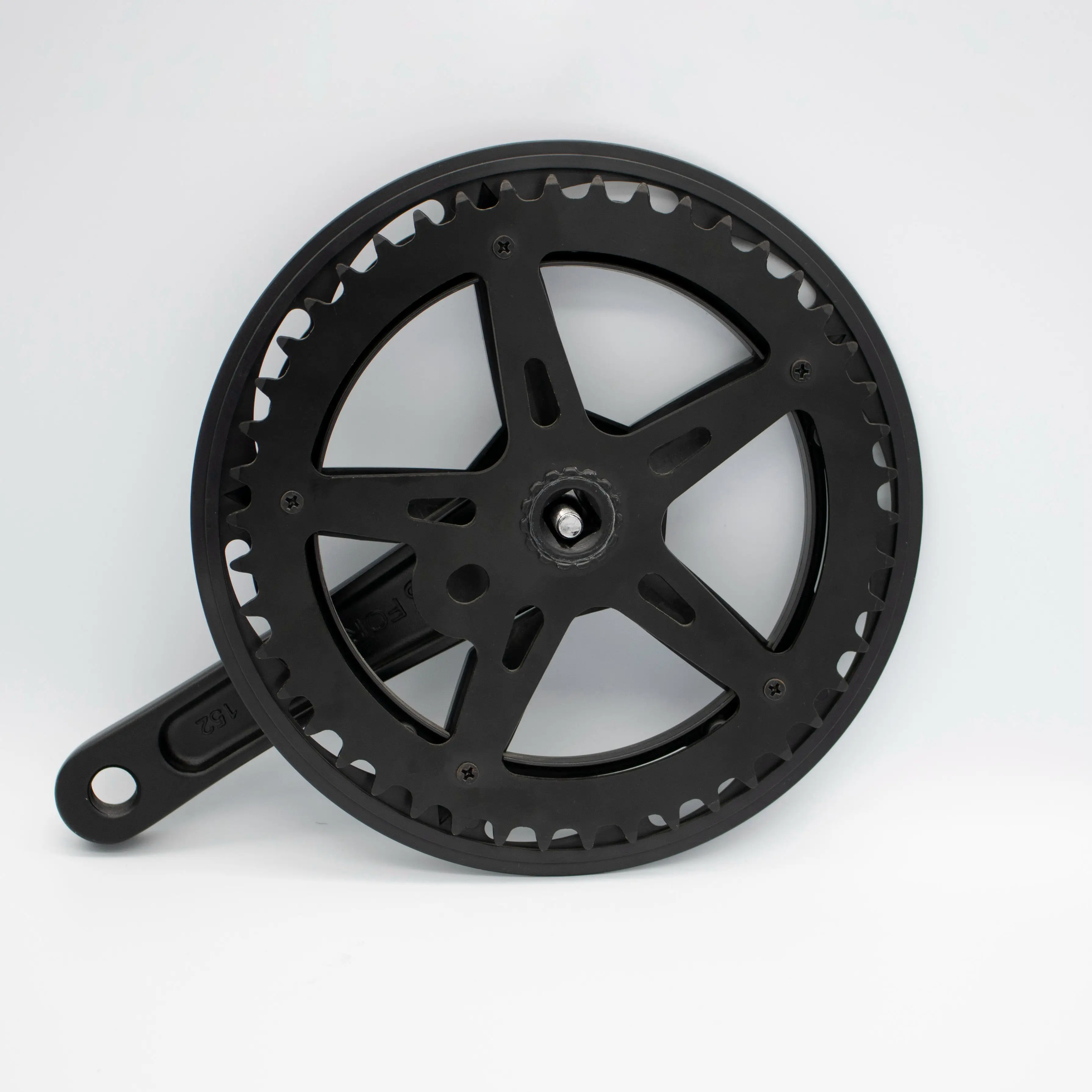 leisure time city bike chainwheel and crankset with double plastic guard of good service