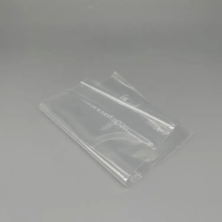 Eco Friendly  Custom Design Non Woven Bags Clear Plastic Carrier Bags Resealable Packing Plastic Flat Bags