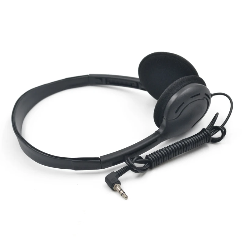Черные проводные наушники с одной вилкой 3,5 мм, дешевые/головные наушники и авиакомпании, наушники