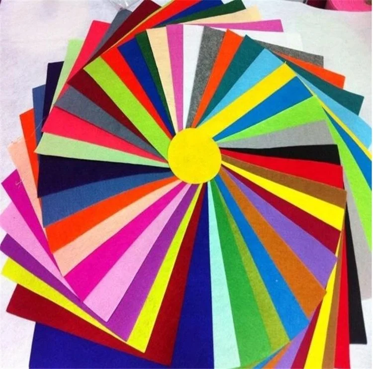 Factory direct 2MM felt diy decorative fabric acupuncture kindergarten felt handmade diy spot.