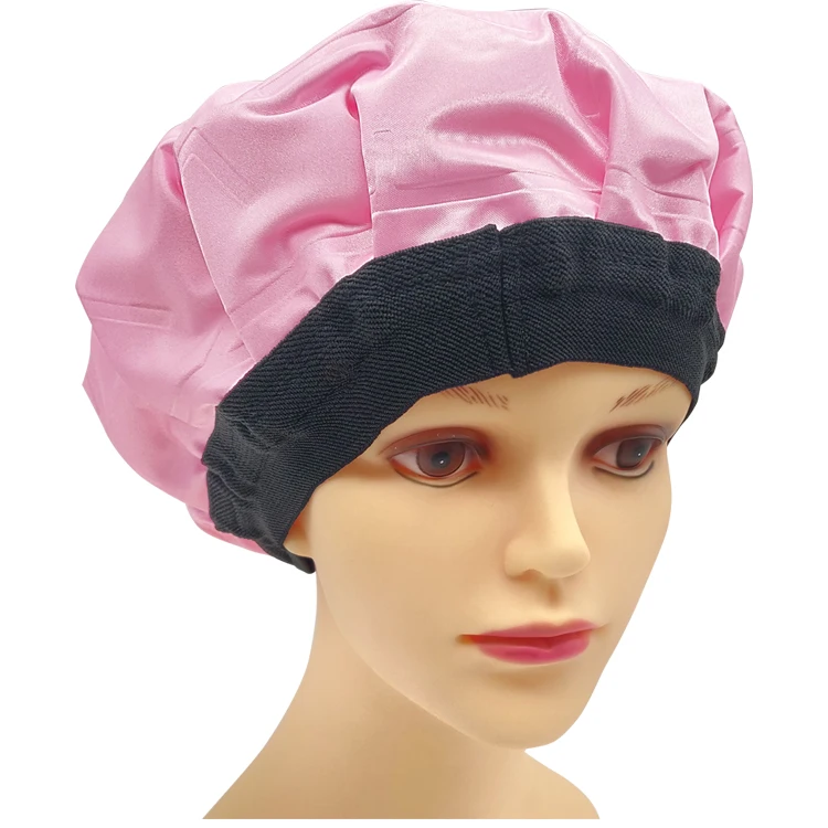 Satin Microwave cordless thermal hat hair SPA deep conditioning gel heated cap
