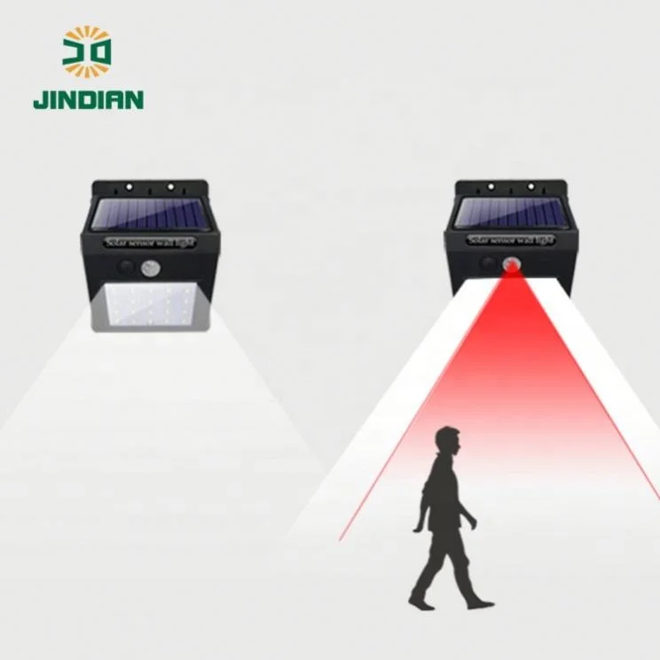 Jindian China Suppliers 8w ABS Plastic solar wall light led