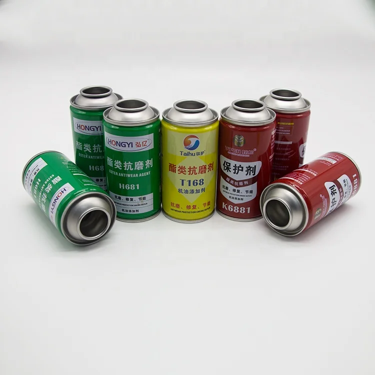 China tin can factory paint aerosol metal can for fuel additive