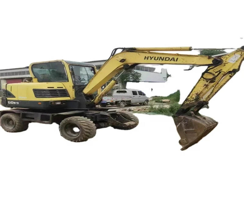 Used Hyundai 60W-9 Excavator Price Good Quality Korea CE Offer Original Hyundai 60W-9 Excavator