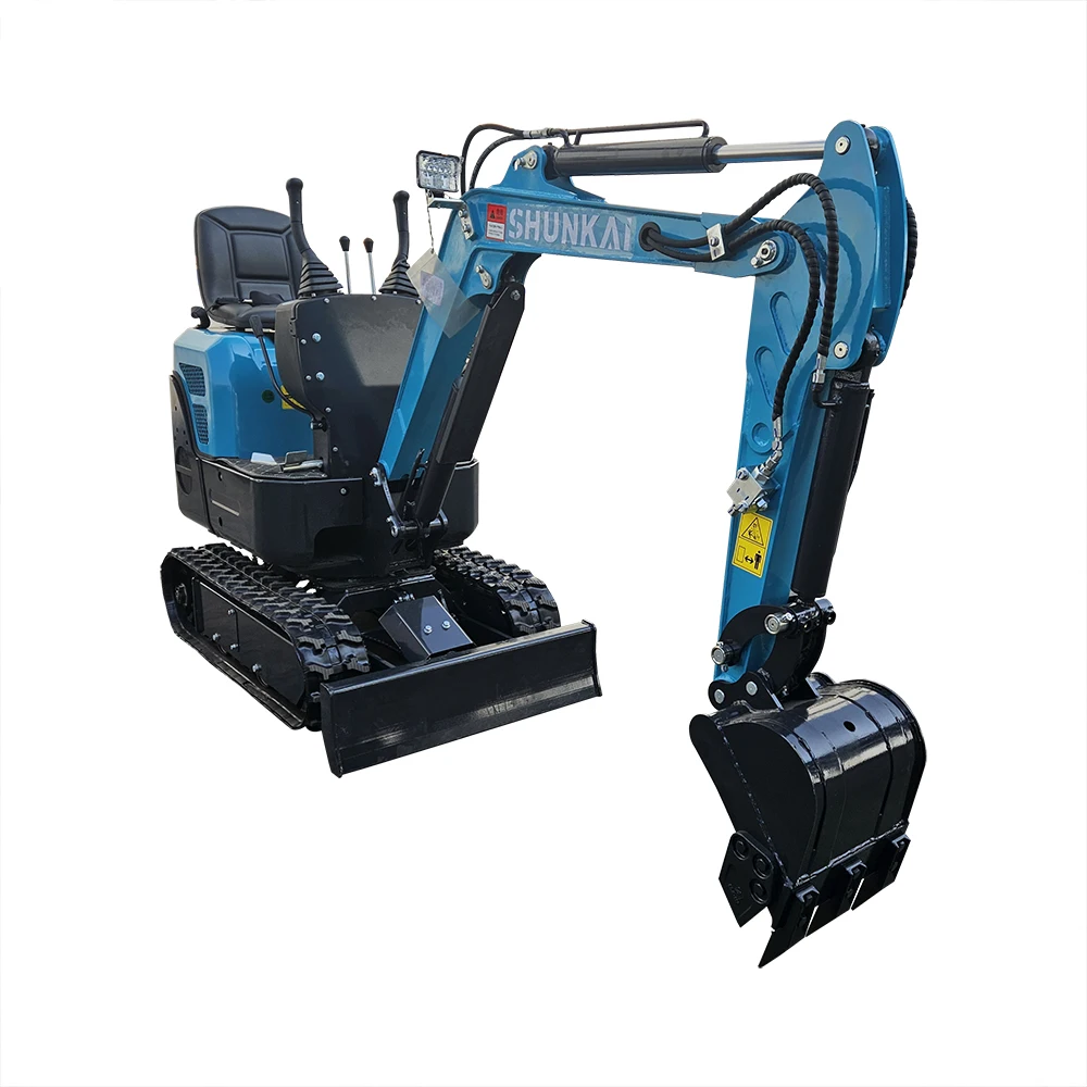EPA/euro CE Mini excavator 1 Ton 1.2 Ton 1.7 Ton mini excavator digger multi functional 2024 Shunkai group