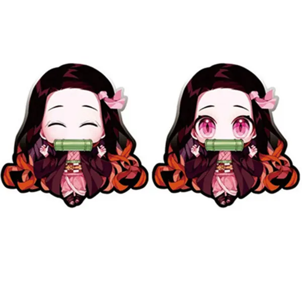 Motion sticker of Demon slayer  for car window laptop Anime 3D sticker of Demon slayer Kamado Nezuko