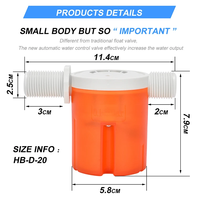 low price automatic water level control valve tower tank floating ball valve