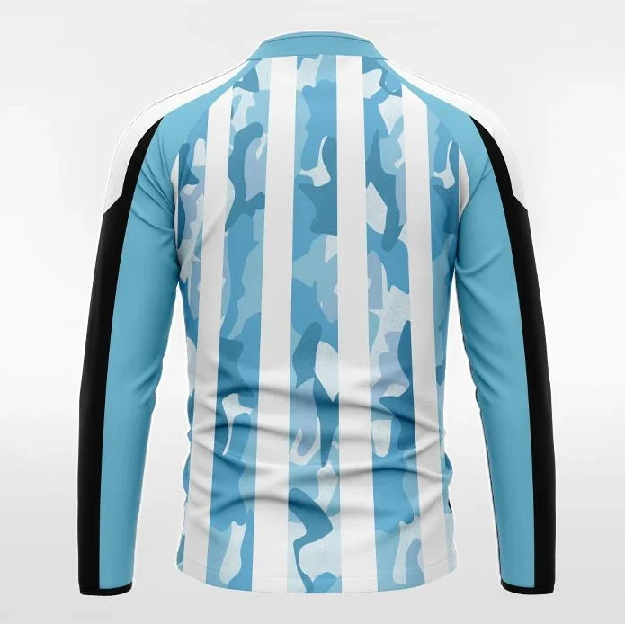24-25 season Custom club Football Tracksuit team national uniform soccer sublimation soccer Tracksuit long sleeve Shirt
