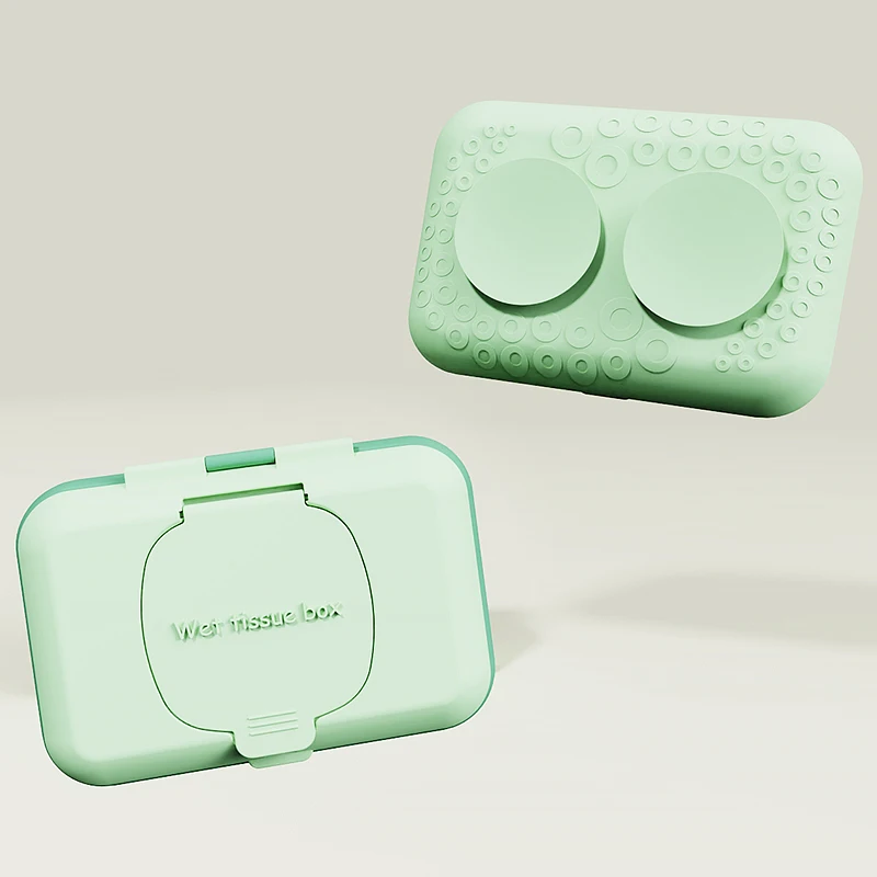 Waterproof Silicone Tissue Box Holder Desktop Tissues Napkin Storage Container Paper Towel Dispenser Case